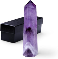 Amethyst Kristall Turm Heilstein Edelsteine Stab Meterware