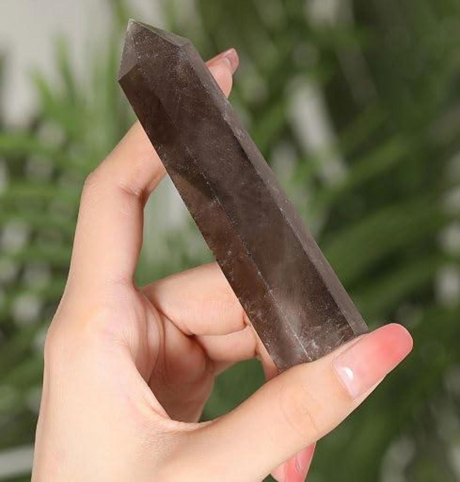 Rauchquarz Kristallsäule 9-10cm Edelsteine Heilung