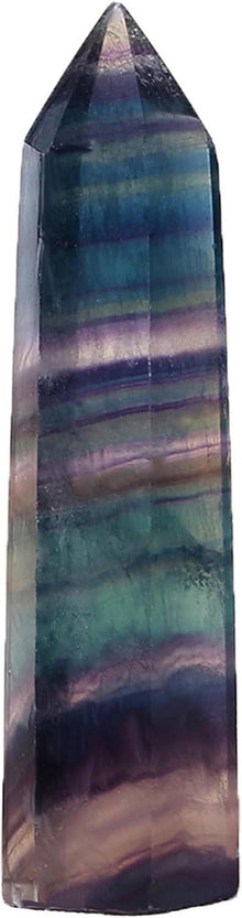 Fluorit Kristall Turm 9-10cm Heilstein Energie Meditation