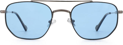 UV400 Polarisierte Retro Hexagon Sonnenbrille Vintage