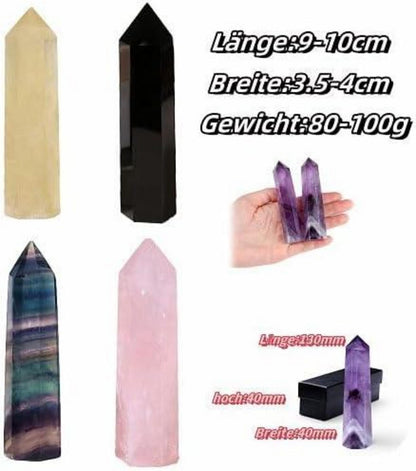 Lapislazuli Kristall Turm 9-10cm Heilstein Bergkristall Energie