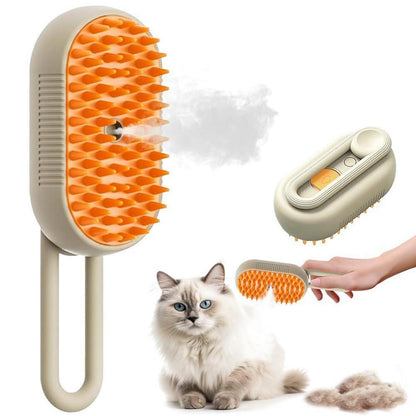 Katzenbürste mit Dampf 3-in-1 Katzenspray Massagekamm
