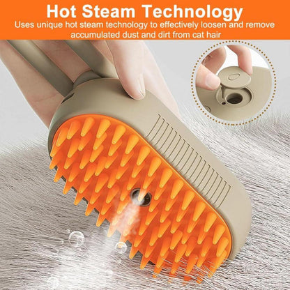Katzenbürste mit Dampf 3-in-1 Katzenspray Massagekamm
