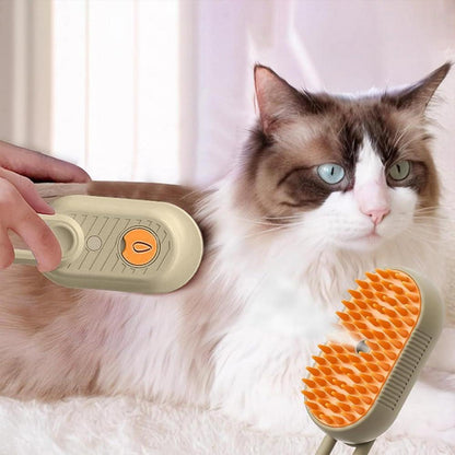 Katzenbürste Dampf 3in1 Massagekamm Haarentfernung Spray