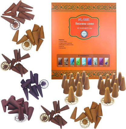 Räucherkegel Set 9 Incense Cones Mix Super Palo Santo Lavender