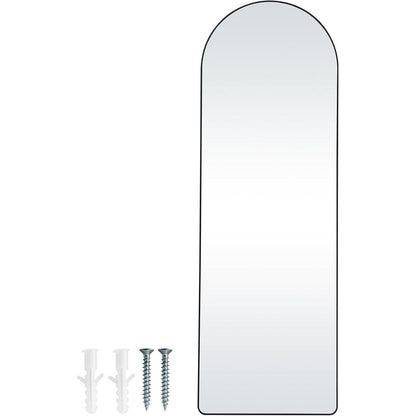 Gewölbter Standspiegel 165x55.8cm – Freistehend & Wandmontage