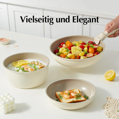 Redchef 16-Teiliges Antihaft-Kochgeschirr-Set für alle Herdarten