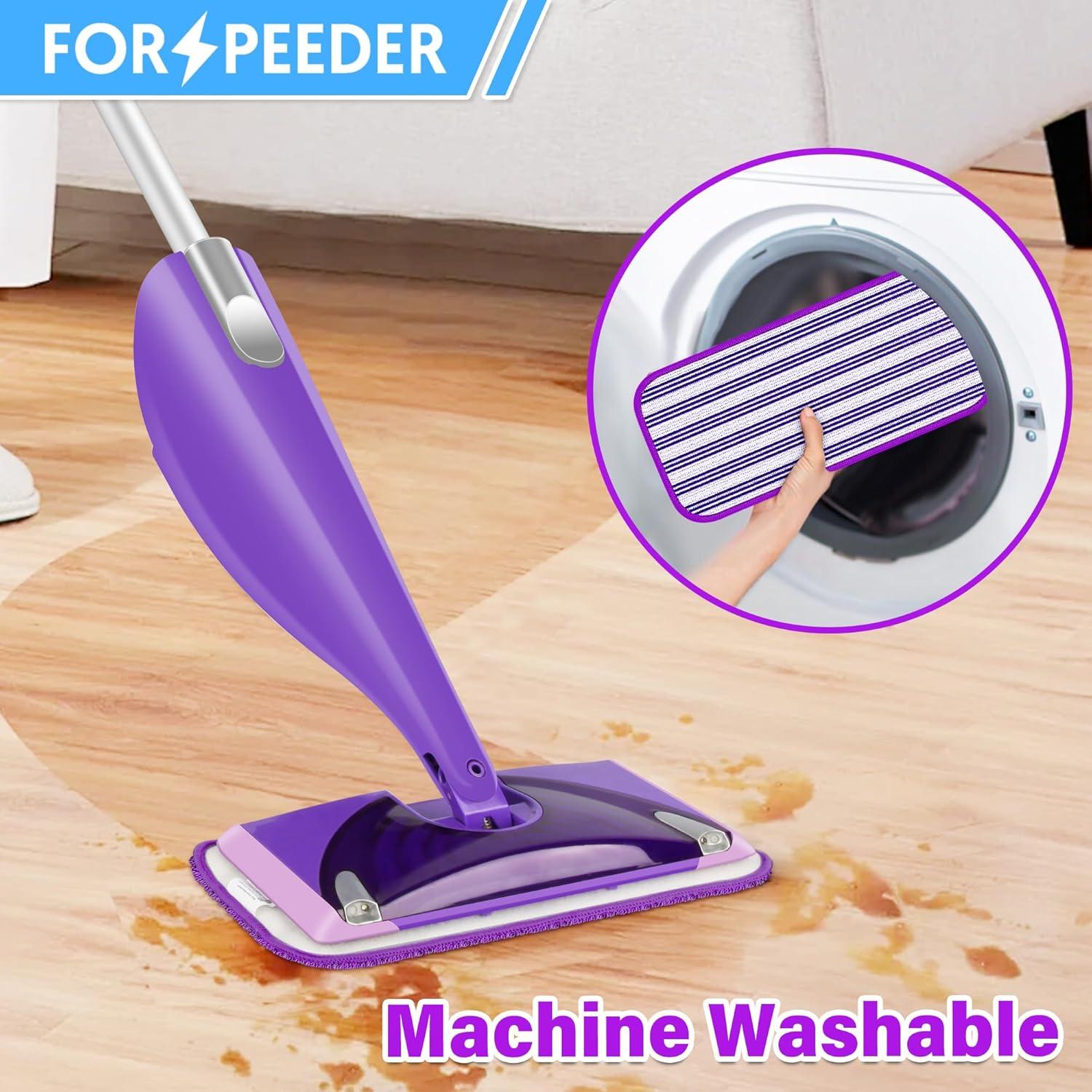 6er Set Wiederverwendbare Mikrofaser Wischpads für Swiffer WetJet, Maschinenwaschbar, Nass- und Trockenpads