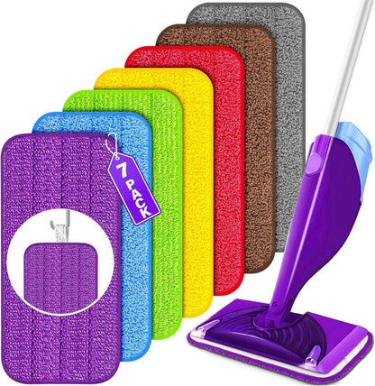 Wiederverwendbare Wischpads für Swiffer WetJet, Mikrofaser, 7er-Pack