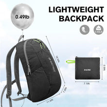 Faltbarer Leichter Rucksack 25L Wasserdicht für Wandern