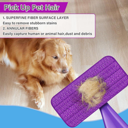 7er Pack Mikrofaser Wischpads für Swiffer WetJet - Nachfüllbar bis