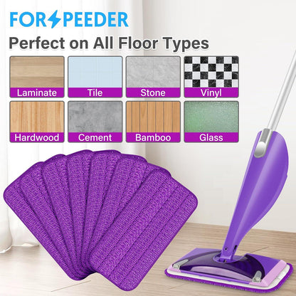 7er Pack Mikrofaser Wischpads für Swiffer WetJet - Nachfüllbar bis