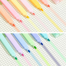 YOSKAEDI Textmarker Pastell Set 12 Stück Doppelspitze Bibel