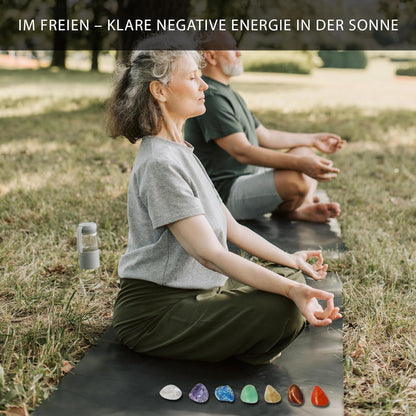Edelsteine Heilsteine Set 9 Chakra Natürliche Kristalle