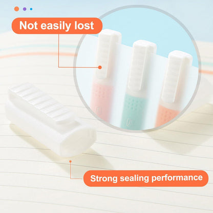 YOSKAEDI Textmarker 12 Stück Highlighter Pen Pastell Stifte für Schule und Büro