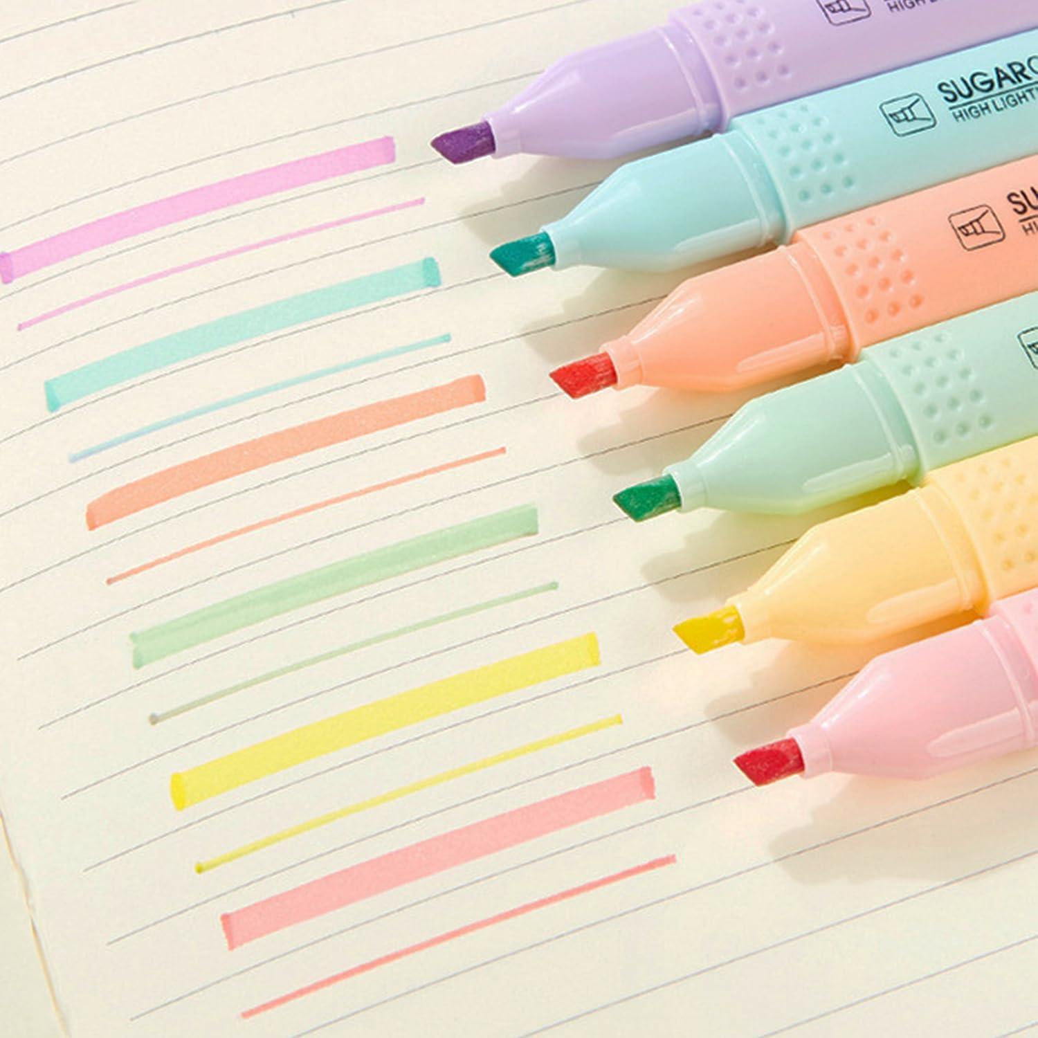 Textmarker Set 12 Stück Highlighter Pen Marker Pastell Stifte Bibel