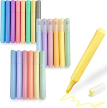 Pastell Textmarker Set 20 Farben Highlighter Pen Stift Leuchtstifte