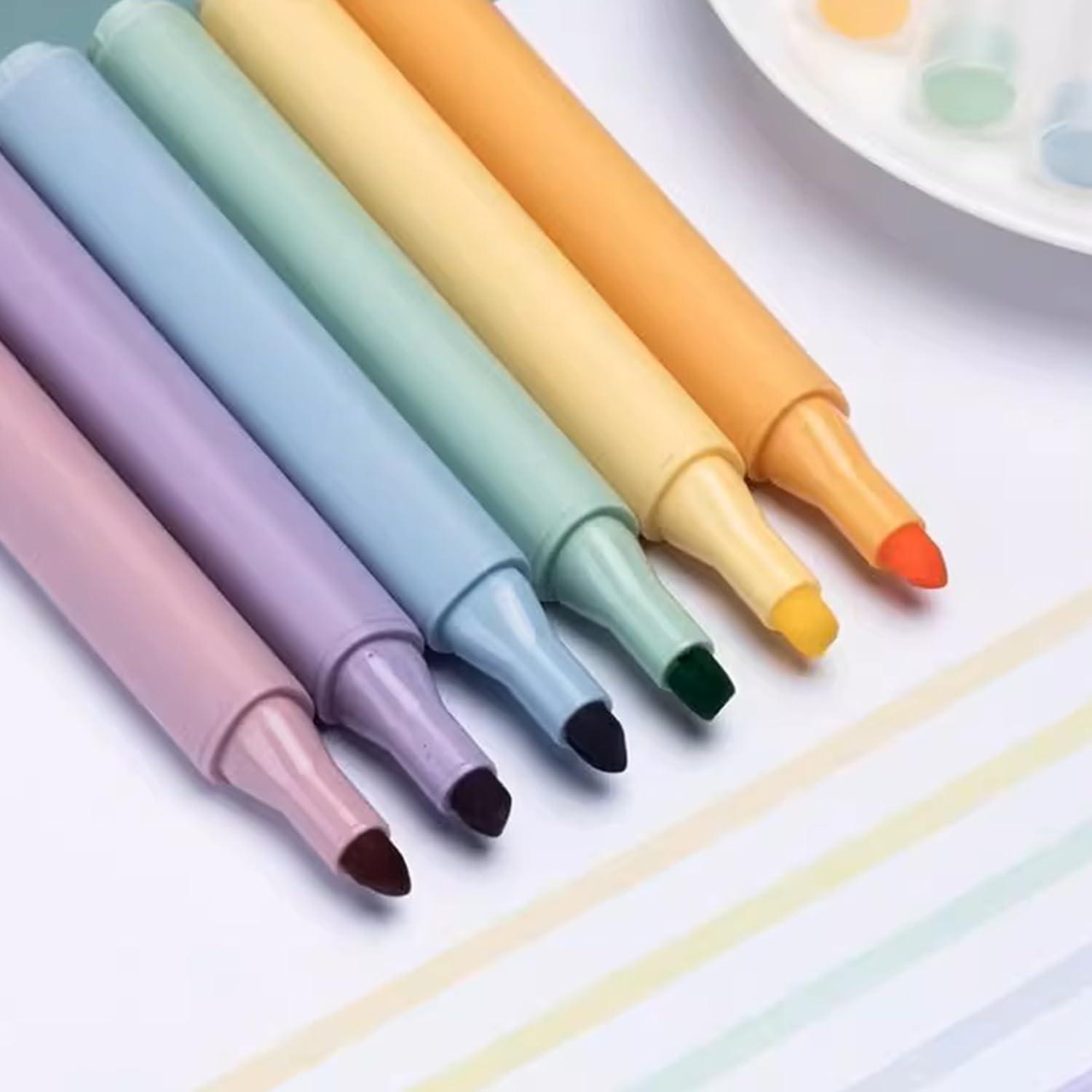 Textmarker Pastell Set 20er Highlighter Pen mit 20 Farben