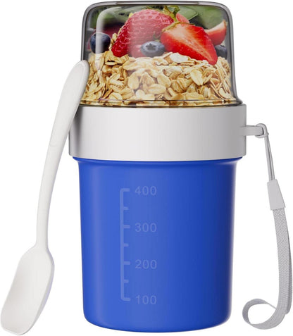 Müslibecher to Go mit Löffel und