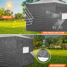 Faltpavillon 3x3m Wasserdicht Stabil Winterfest Grau