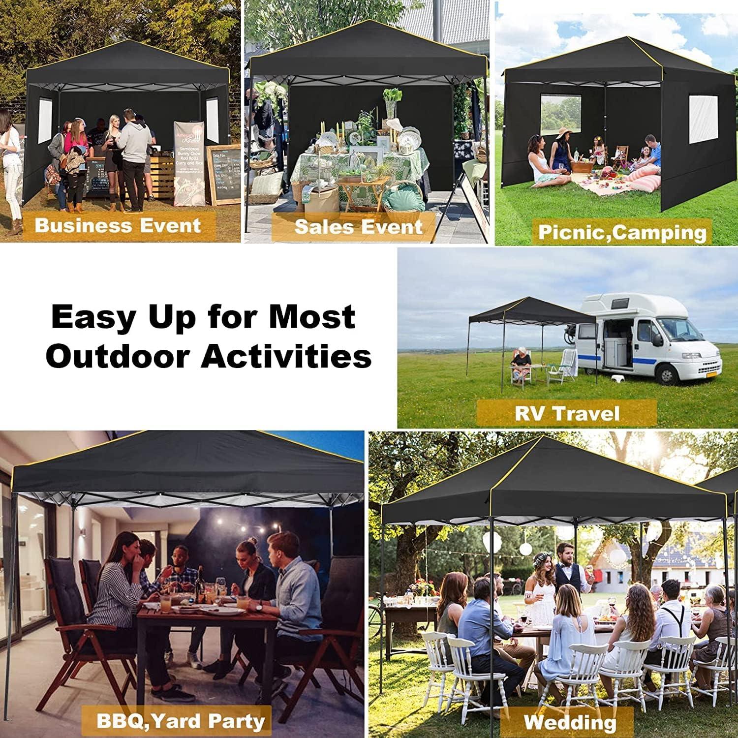 COBIZI Faltpavillon 3x3m Wasserdicht Stabil Winterfest Pop up Gartenpavillon
