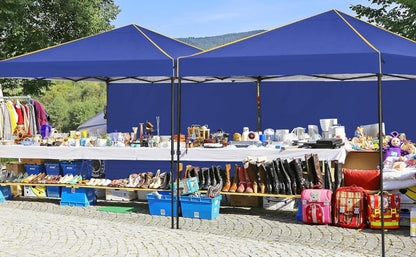 COBIZI Faltpavillon 3x3m Wasserdicht Stabil Winterfest Pop-up Partyzelt