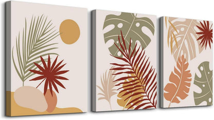 Boho Botanische Wandbilder Wohnzimmer Schlafzimmer Küche 40x30cm