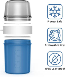 JSCORES Müslibecher + Joghurt to go Becher