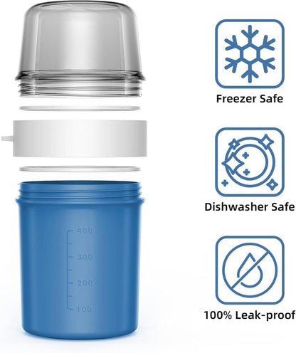 JSCORES Müslibecher + Joghurt to go Becher