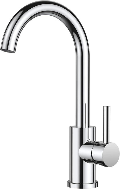 FORIOUS 360° Drehbarer Wasserhahn Edelstahl Küchenarmatur