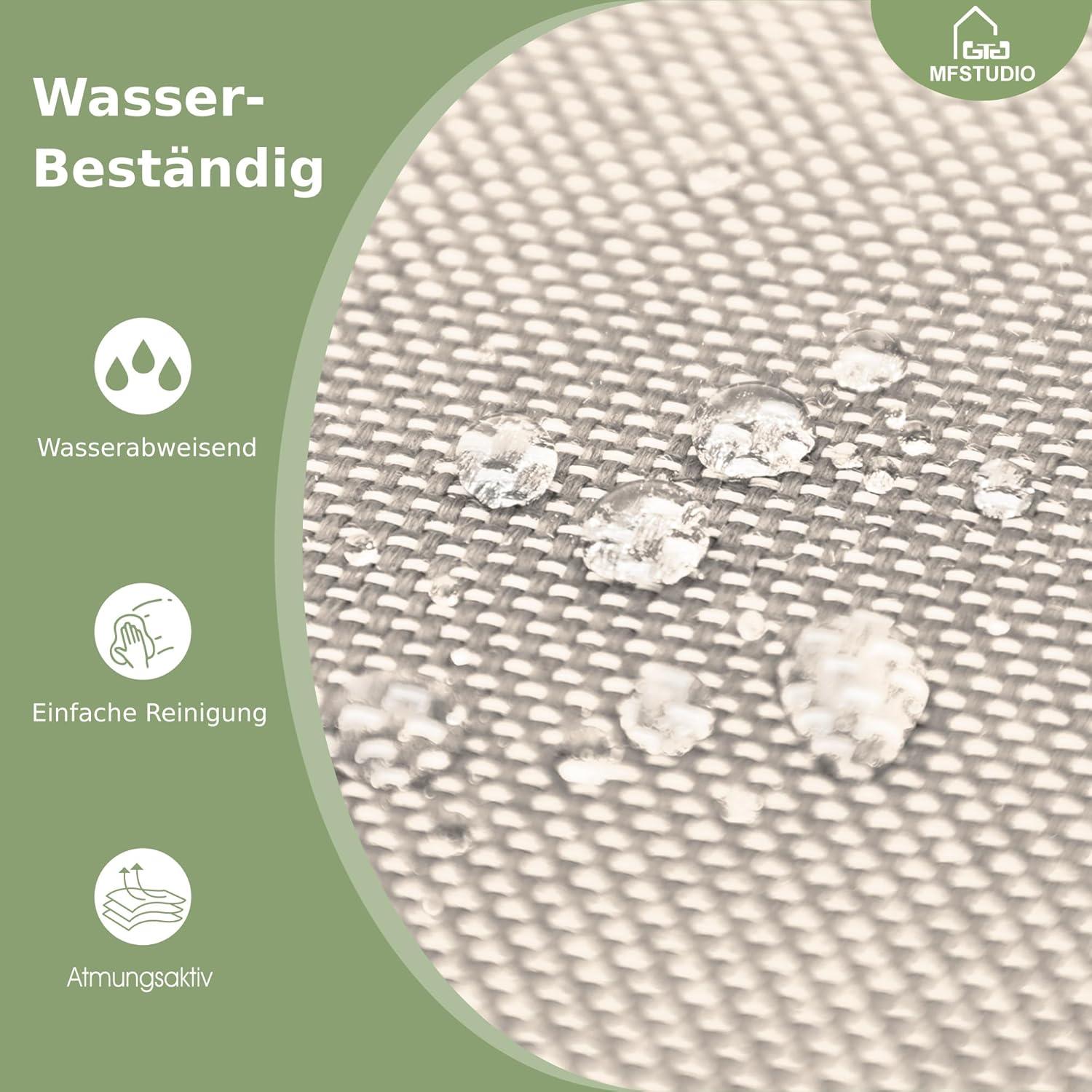 Gartenmöbel Set Rattan Terrasse Gartentisch Wetterfest
