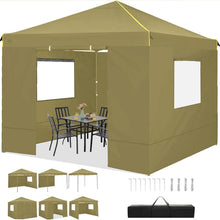 Faltpavillon 3x3m Wasserdicht Stabil Partyzelt Pop up Gartenpavillon