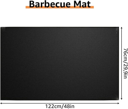 Feuerfeste Unterlage 120x76cm Grillmatte Bodenschutz