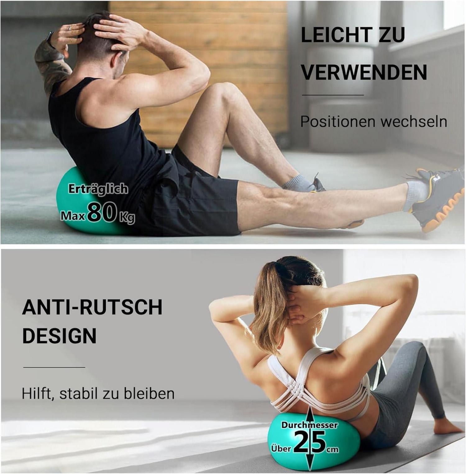Anti-Burst Gymnastikball Pilates-Ball 25cm Yoga Ball Soft