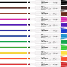 Whiteboard Marker Schwarz 72er Set - Abwischbare Stifte für