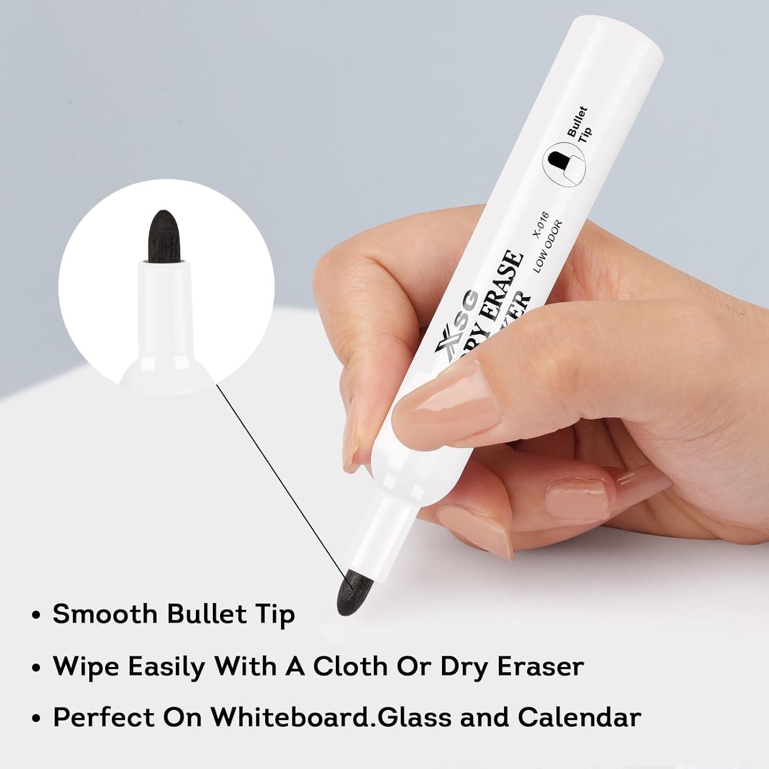 72 Abwischbare Whiteboard Marker Set Feine Spitze 6 Farben