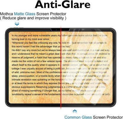 Mothca Matt Panzer Schutz Glas für iPad Pro 13 Zoll 2024, 9H Matt