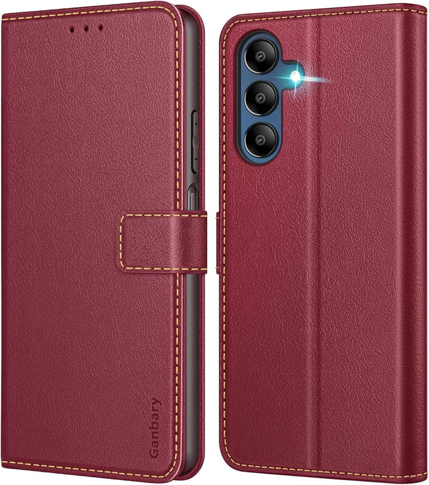 Samsung Galaxy A15/ A15 5G Handyhülle mit Premium Leder