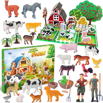 Adventskalender 2024 Junge 3-10 Jahre Tiere Bauerhof