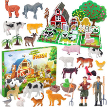 Adventskalender 2024 Tiere Bauernhof Hunde 24 Geschenke Kinder Jungen
