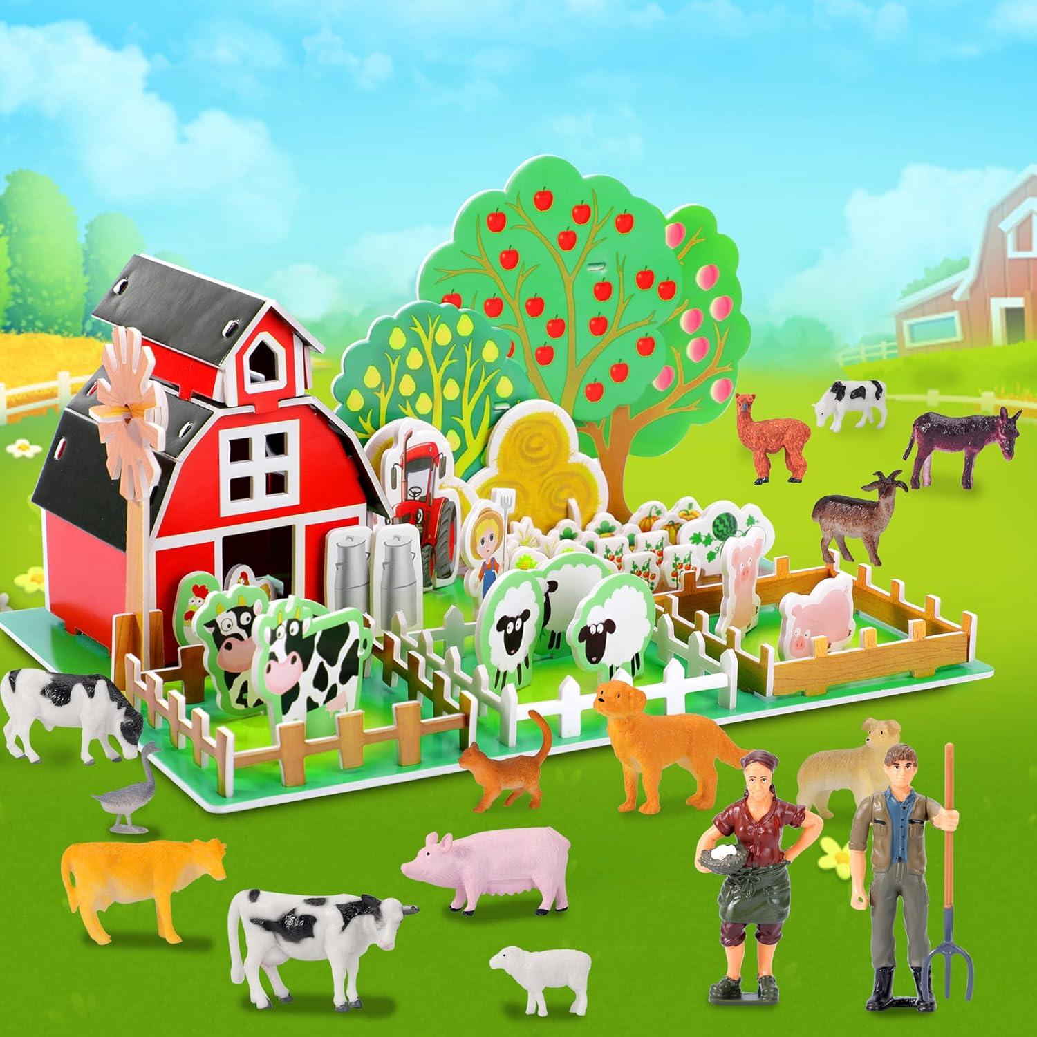 Adventskalender Junge 2024 Bauerhof Tiere Hunde Farm 3-10 Jahre