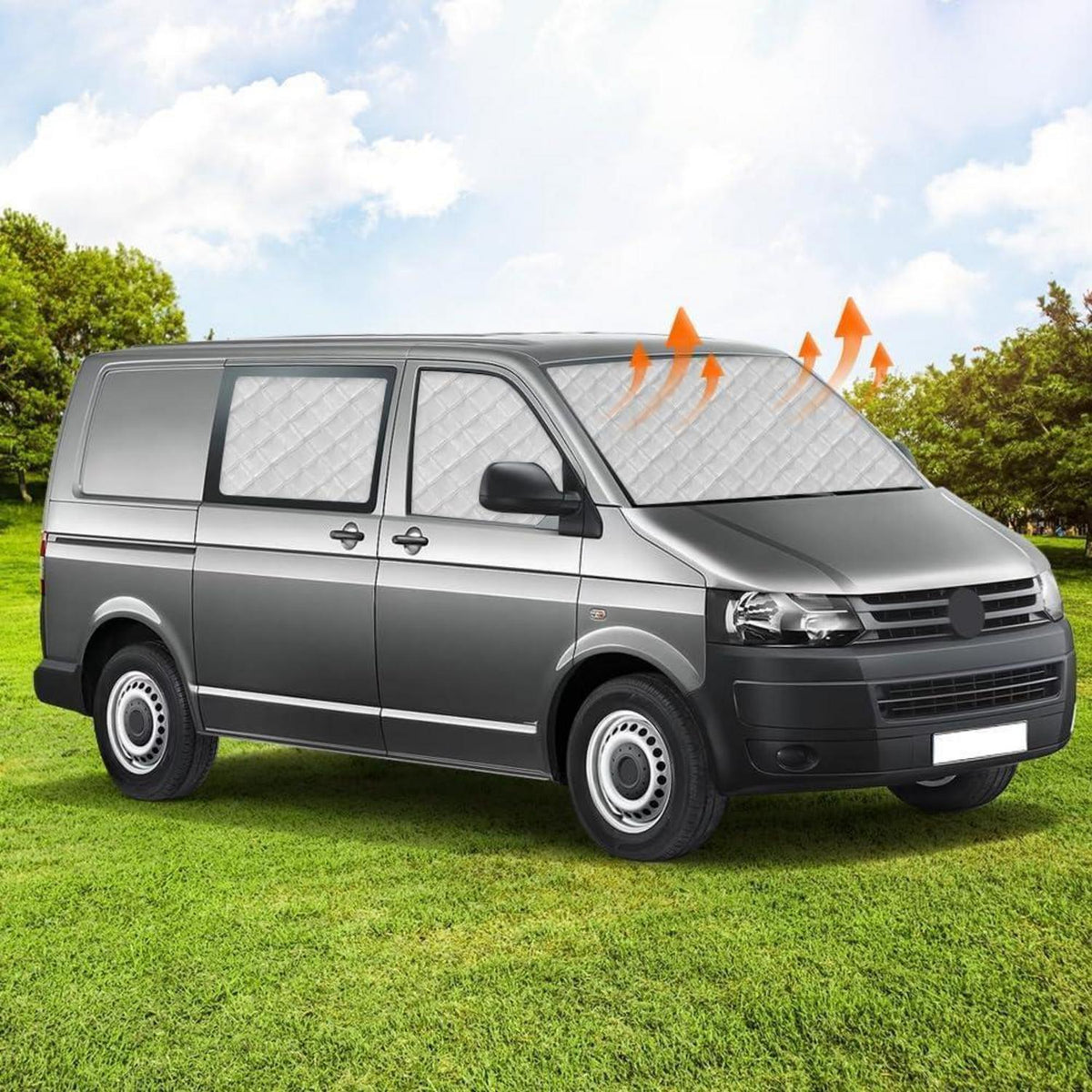 Thermomatte VW T5 T6 Kombi – Sonnenschutz Set 6-teilig