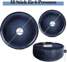 Steinzeug Geschirrset 18-tlg Universum