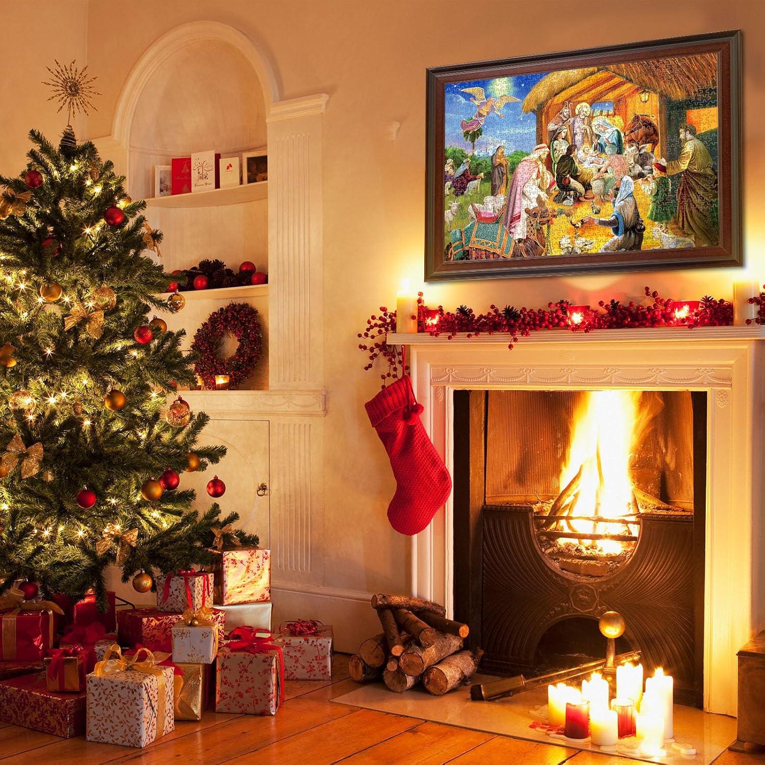 Puzzle Adventskalender 2024 Krippenszene 24 Teile 1008 Teile