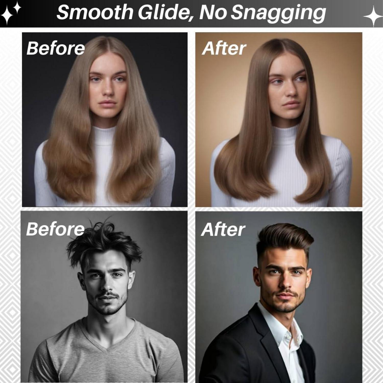 Haarkamm Set 5PCS Profi Friseur Präzisionskamm Barbier Styling Comb