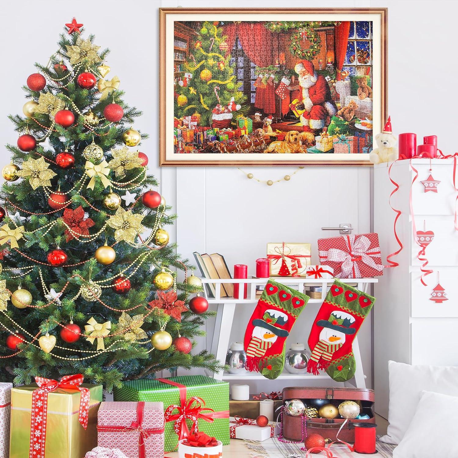 Adventskalender 2024 Weihnachts Jigsaw Puzzle 70x50cm 24 Boxen 1008 Teile