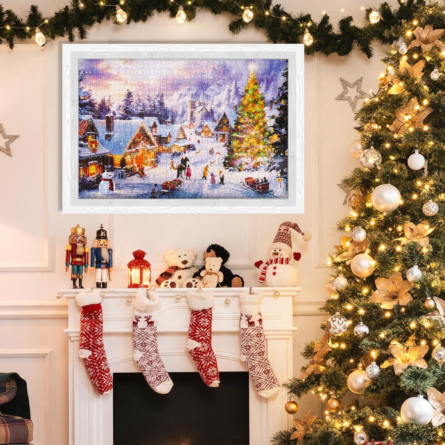 Adventskalender Puzzle 1008 Teile Familienurlaub Weihnachtsgeschenk