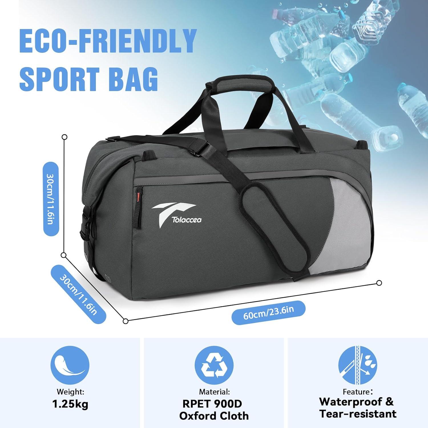 Sporttasche Rucksack groß 54L mit Schuhfach, Nassfach
