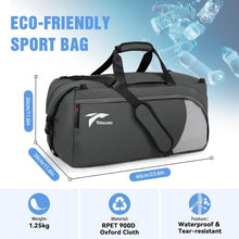 Sporttasche Rucksack groß 54L mit Schuhfach, Nassfach