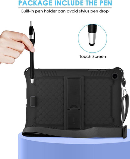 Silicone Hülle Samsung Galaxy Tab A9 Plus 11 Zoll Schutzhülle Blau